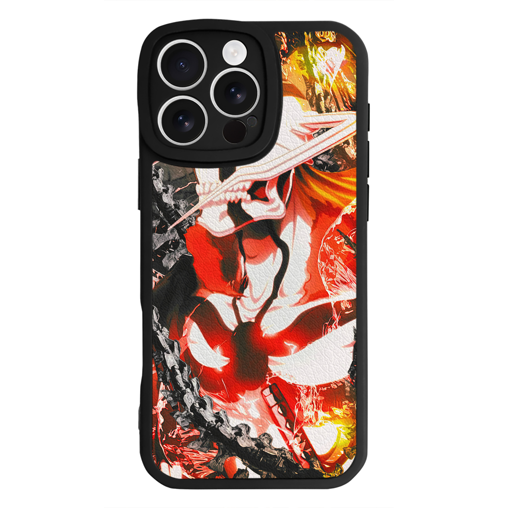 （画像用） ブリーチ BLEACH 【iPhone 16シリーズ対応】シリコンスマホケース（レザー調） 材質：シリコン